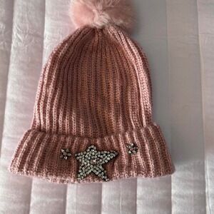 Victoria's Secret Pink Rhinestone Hat